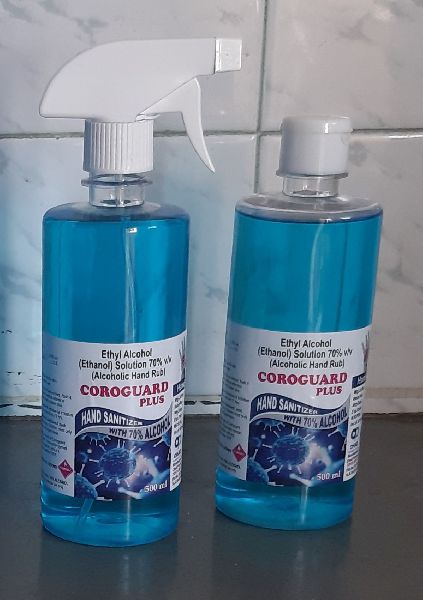 Alcohol Based Hand Sanitizer (500 ml), Certificate : FDA Certified