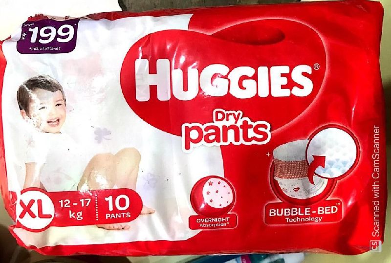 Cotton Fabric Huggies Baby Diapers, Feature : Absorbency