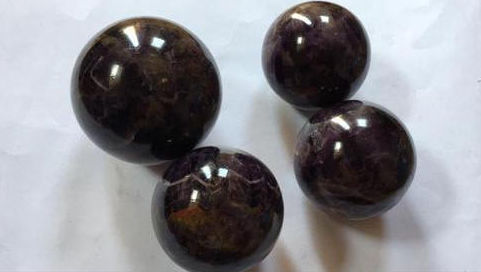 Crystal Polished Amethyst Stone Ball, for Astrology, Decoration Use, Jewellery, Packaging Type : Box