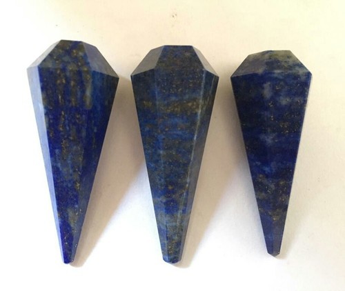  Lapis Lazuli Stone Pendulum, Color : Blue
