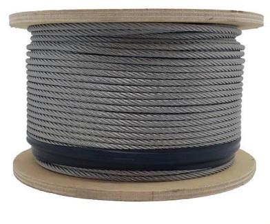 Stainless Steel Wire Rope, Color : Silver