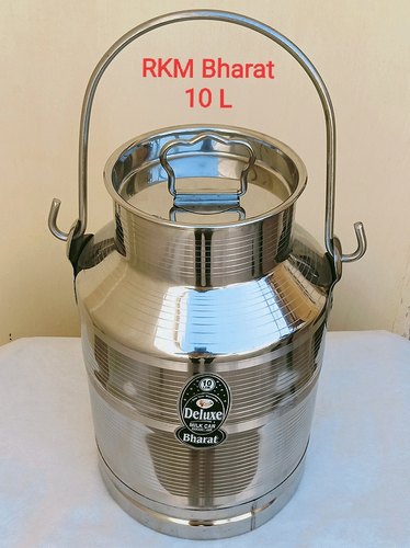 10L Stainless Steel Milk Can, for Home, Hotel/Restaurant