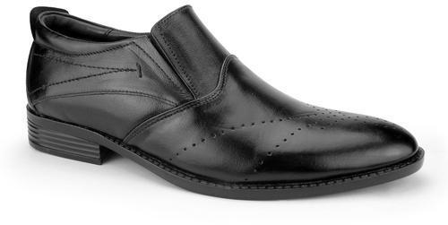 Leather Slip On Shoes .