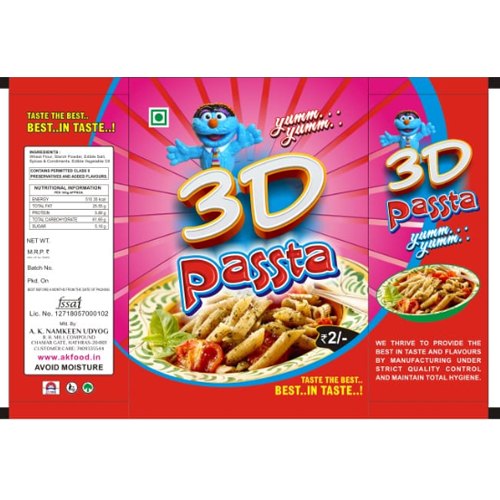 AKP 3D Pasta Manufacturer in Hathras Uttar Pradesh India by AK Food