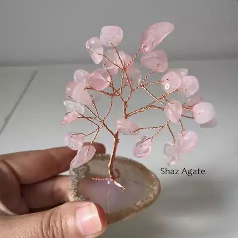 Agate Slice Base Gemstone Tree, Style : Feng Shui