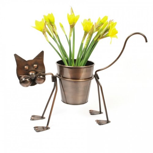 Cat Flower Pot Stand