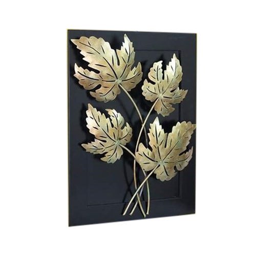 Iron Leaves Wall Hanging