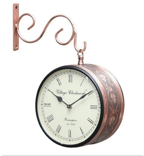 Iron Railway Clock, Display Type : Analog