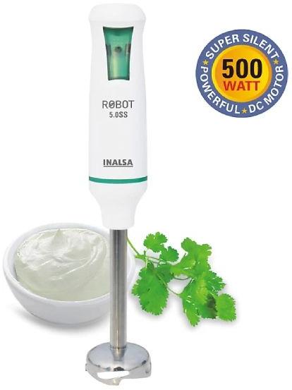 Electric Semi Automatic Inalsa 500W Hand Blender, for Kitchen Use, Feature : Durable, High Performance