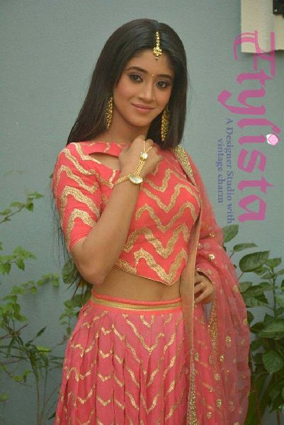 Yeh Rishta Kya Kehlata Hai Tv Serial Bollywood Actress Naira Maroon Kerala  Silk Indian Bridal Lehenga Choli
