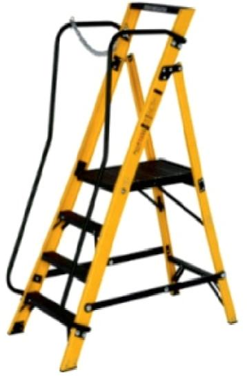 Coated FRP Step Ladder, for Home, Industrial, Feature : Fine Finishing, Non Breakable
