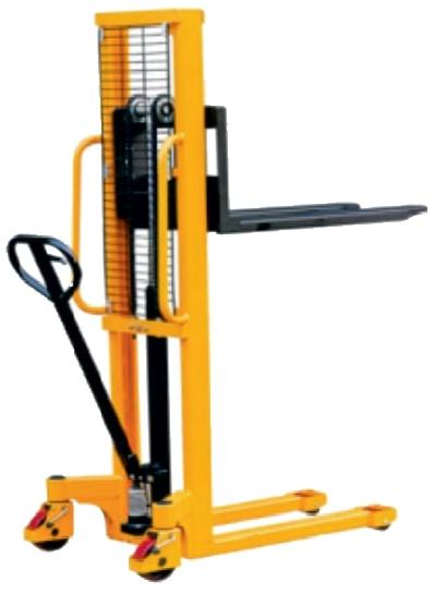 Hydraulic manual stacker, for Industrial, Color : Black, Yellow