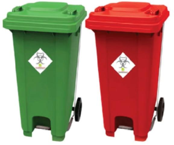 Platic Pedal Dustbin, for Industrial, Feature : Durable, Fine Finished, Non Breakable