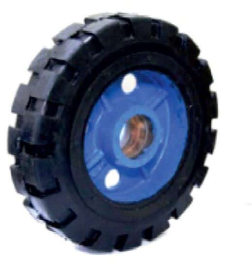 Tubed Solid Rubber Wheel, for Industrial, Width : 0-150mm