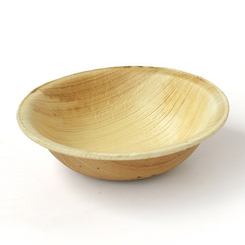 Round 5 Inch Areca Leaf Bowl, Feature : Eco Friendly, Light Weight, Unmatched Quality Fine Finish