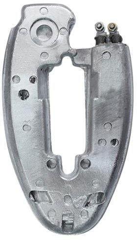 Polished Steam Iron Element, Color : Silver, Grey