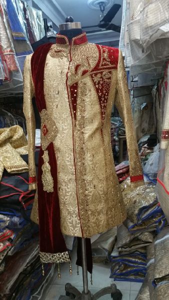 Silk Wedding Sherwani, Feature : Comfortable