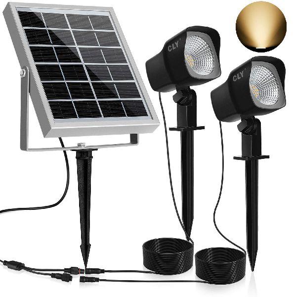 Round ABS Plastic Solar Spot Lights, for Domestic, Size : Multisizes