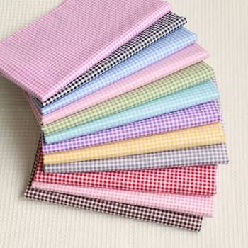 Cotton Checkered Dyed Fabric, for Making Garments, Specialities : Easily Washable, Impeccable Finish