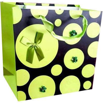 Stylish Paper Bags, for Gift Packaging, Shopping, Technics : Machine Made