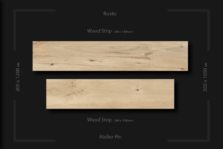 Non Polished Atelier Pin Wooden Strip, for Floor Use, Size : 200x1200mm