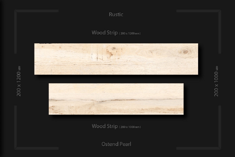 Polished Ostend Pearl Wooden Strip, for Interior Use, Size : 200x1200mm