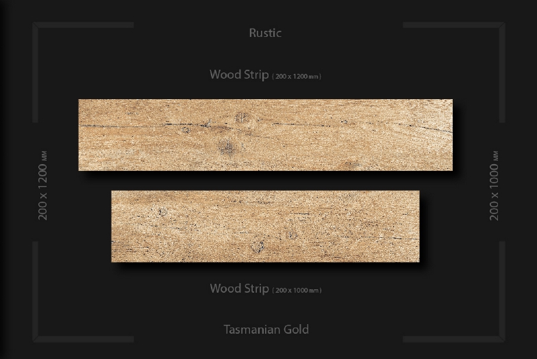Polished Plain Tasmanian Gold Wooden Strip, Size : 200x1200mm