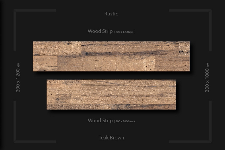 Polished Teak Brown Wooden Strip, Size : 200x1200mm