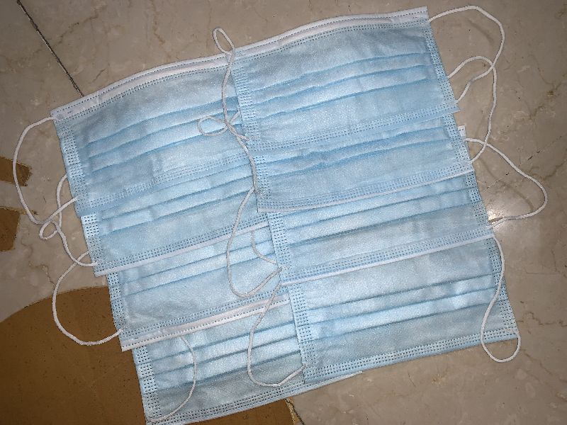 Wowpro Non Woven Surgical Masks, for Clinical, Hospital, Laboratory, Daily use, Feature : Disposable