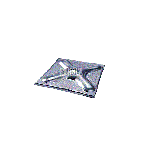 Pensla Hot Dip Galvanized Zinc Plated Mild Steel Dywidag Plate, for Construction Use