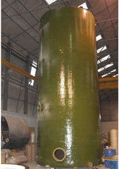 FRP Vertical Chemical Storage Tank, Color : Green