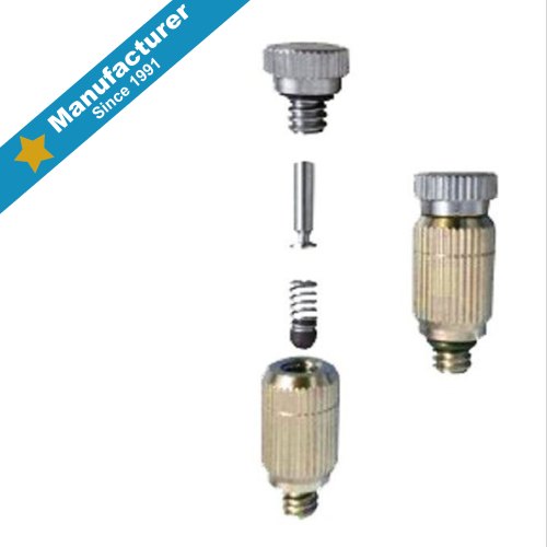 Brass Anti- Drip Mist Nozzles, for Out Door Cooling, Hospital, Malls
