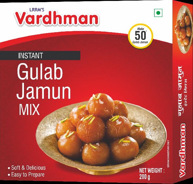 Vardhman gulabjamun instant mixes, Packaging Type : Plastic Packet, Pouch