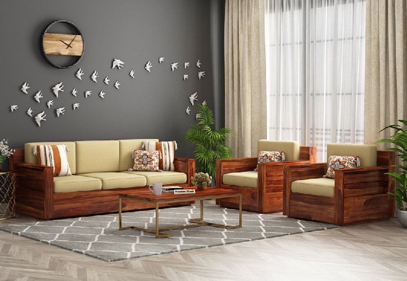 Plain Wood sofa set, Feature : Accurate Dimension, High Strength