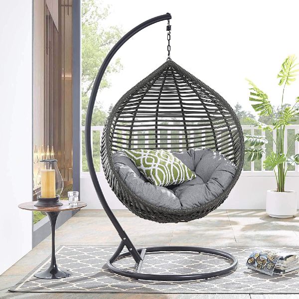 Wrought Iron Polished Swing Chair, for Garden.Home, Hotel, Feature : Easy To Hang, Elegant Look, Light Weight