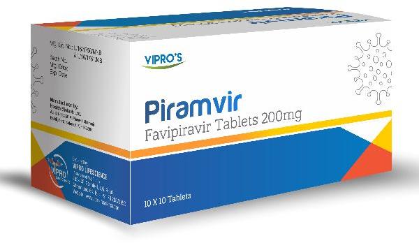Vipro's Favipiravir 200mg Tablets