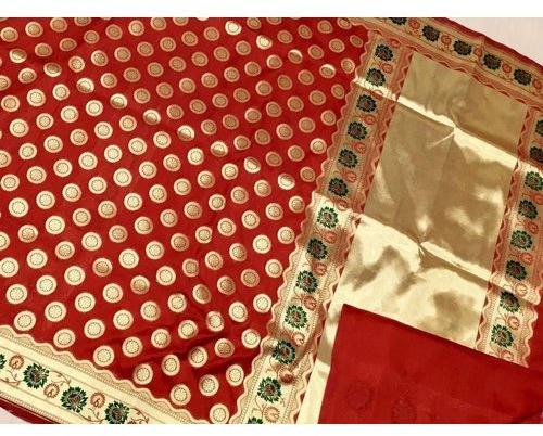 Fancy Banarasi Silk Saree, Feature : Shrink-Resistant