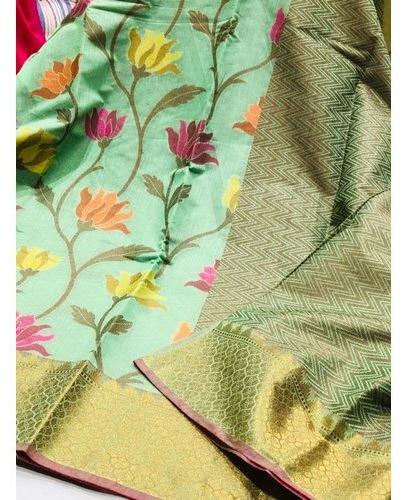 Embroidery Party Wear Cotton Saree, Feature : Attractive Designs