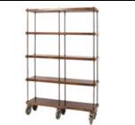 Metal Industrial Trolley Bookshelf, Feature : Easy Operate