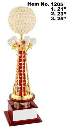 Polished Plain Stylish Crystal Diamond Trophy, Feature : Finely Finished, Rust Proof, Shiny Look