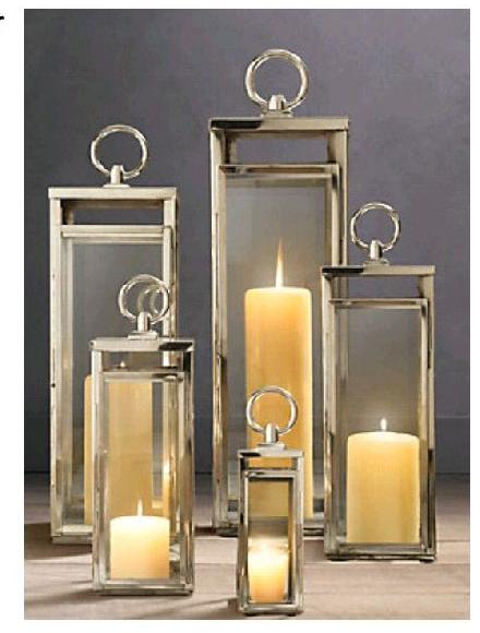 Matrix Decorative Candle Lantern Steel, Size : 40x40x45cm, 45x45x50cm, 50x50x55cm, 60x60x65cm