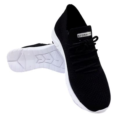 SKETCH-EL Black Sports Shoes