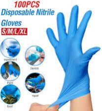 Nitrile Gloves- Disposable Nitrile Gloves, Brand Name : Ammex