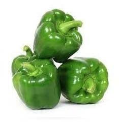 fresh green capsicum