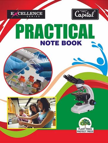 Capital Practical Notebook, for School, Pattern : Printed
