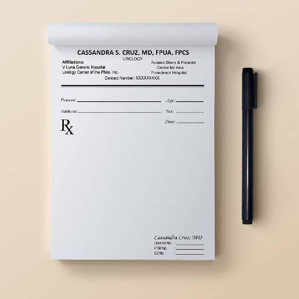 Prescription Pad At Best Price In Muzaffarpur Print Garden