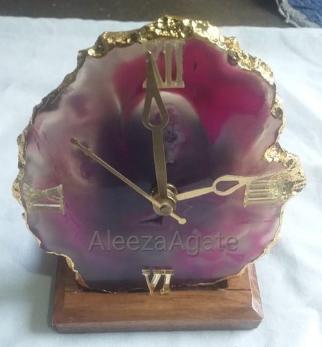 Agate Desk Clock, Display Type : Battery