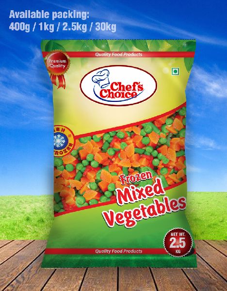 Chefs Choice Frozen Mixed Vegetables, for Cooking