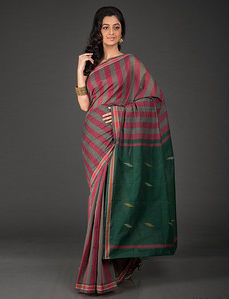 Kanjeevaram Cotton Saree, for Anti-Wrinkle, Occasion : Festival Wear, Party Wear