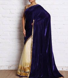 Plain Velvet Saree, Occasion : Casual Wear